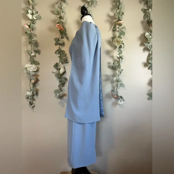 Jenny Packham Thalia Cape Embellished Dress